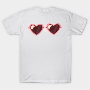 Heart Shaped Sunglasses T-Shirt